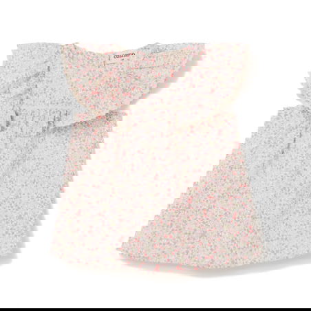Robe bébé fleurie | Corail - Cozmo Robe bébé fleurie | Corail - Cozmo