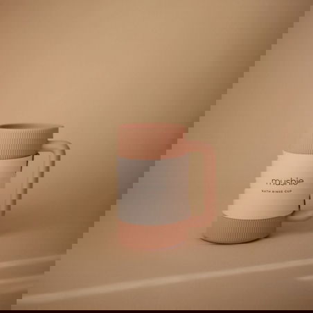 Tasse de rinçage de bain | Rose - Mushie Tasse de rinçage de bain | Rose - Mushie