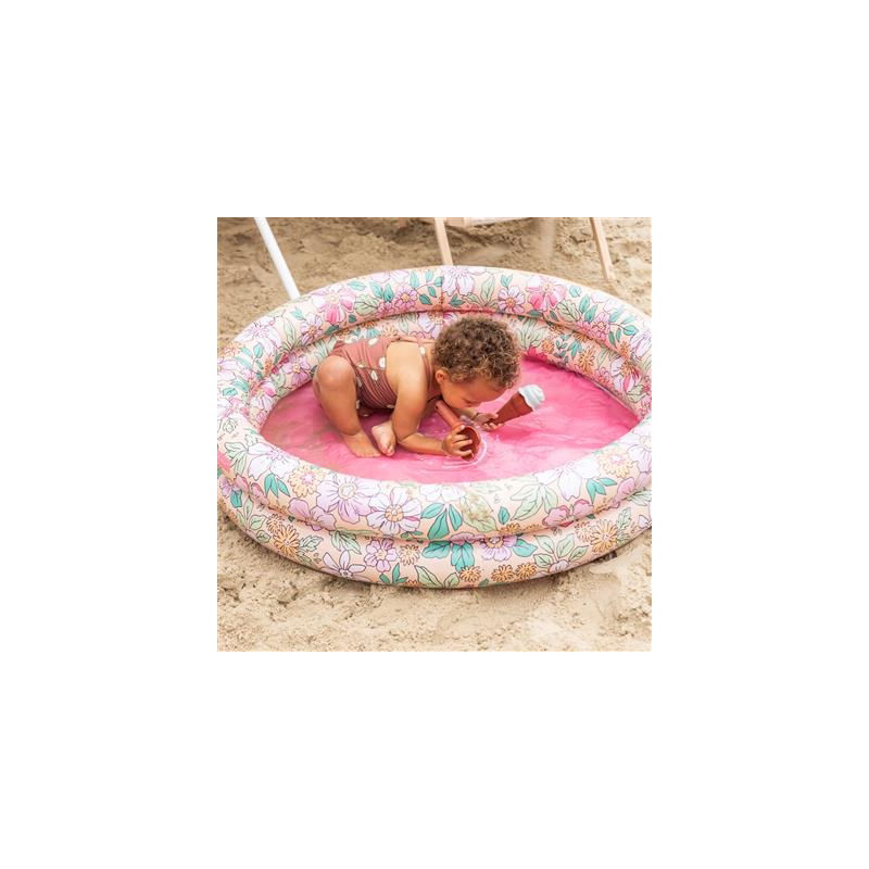 Piscine enfant 100 cm | Fleur rose