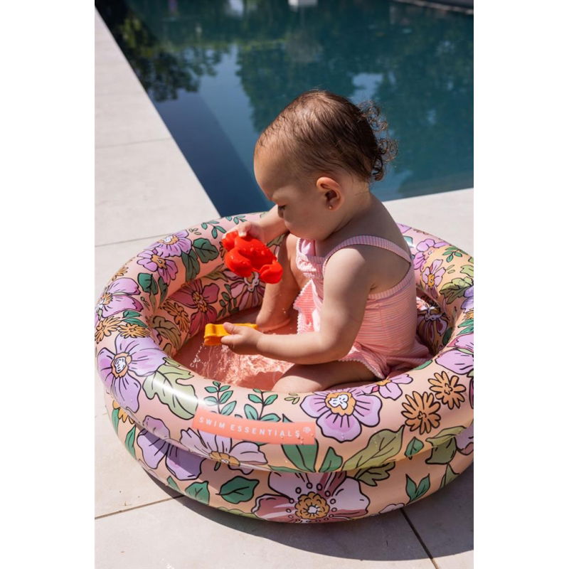 Piscine enfant 60 cm | Fleur rose