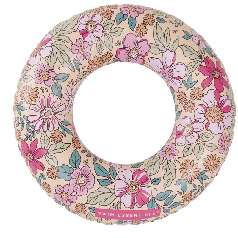 Bouée de bain 55 cm | Fleur rose - Swim Essentials