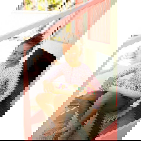 Bouée de bain 55 cm | Fleur rose - Swim Essentials