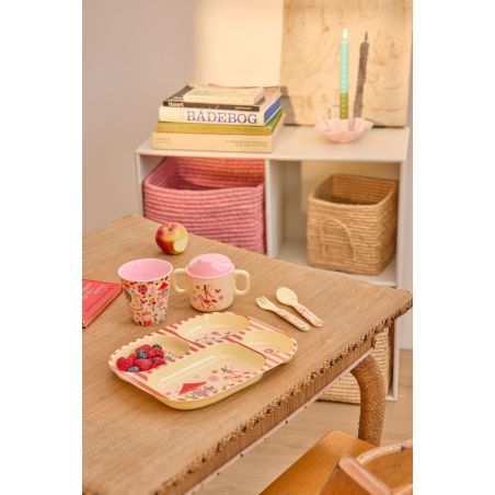 Set vaisselle bébé | Fun Fair pink - Rice