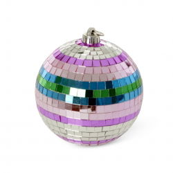 Boule à facettes disco 15 cm | Multicolore