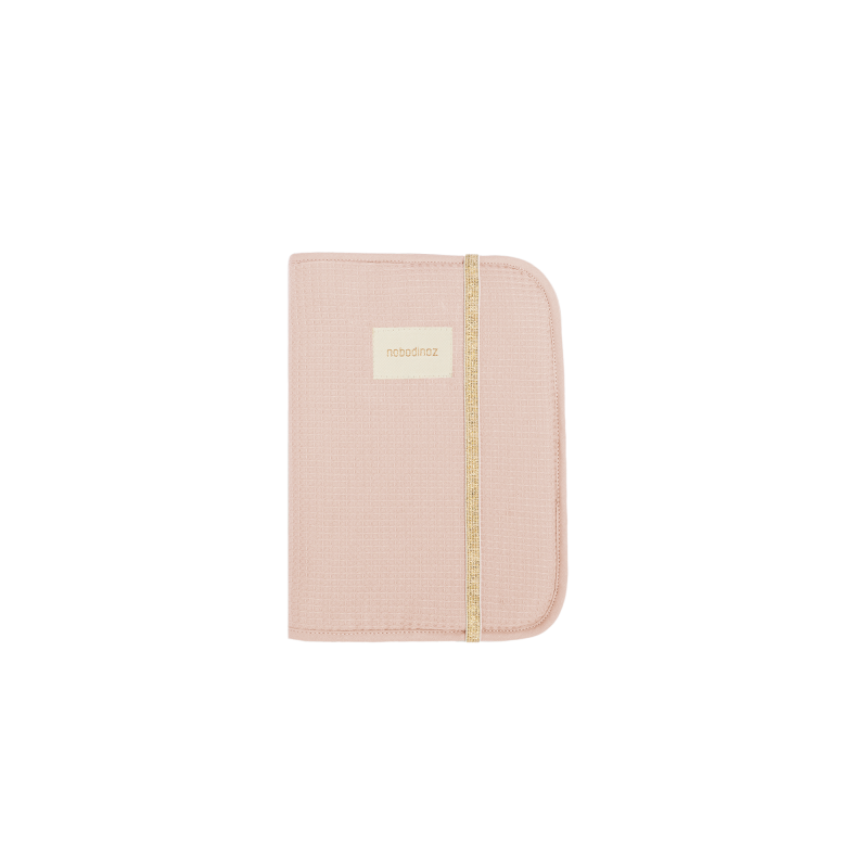 Protège carnet de santé Nid d'abeilles | Mauve Pink - Nobodinoz