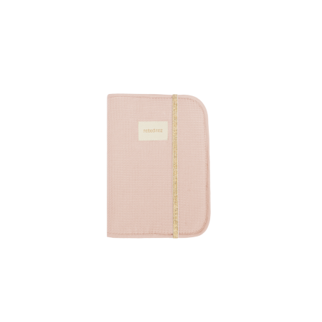 Protège carnet de santé Nid d'abeilles | Mauve Pink - Nobodinoz Protège carnet de santé Nid d'abeilles | Mauve Pink - Nobodinoz