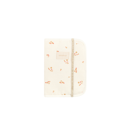Protège carnet de santé Nid d'abeilles | Yellow lily - Nobodinoz Protège carnet de santé Nid d'abeilles | Yellow lily - Nobodinoz
