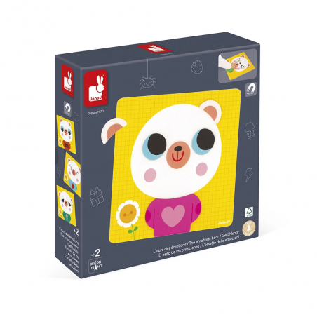 Jeu Magnétique | L'Ours des Émotions - Janod Jeu Magnétique | L'Ours des Émotions - Janod