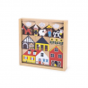 Set cubes en bois | Campagne - Janod