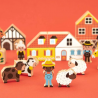 Set cubes en bois | Campagne - Janod