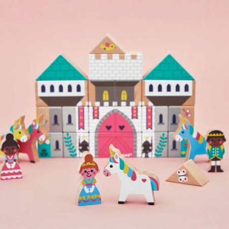 Set cubes en bois | Royaume enchanté - Janod