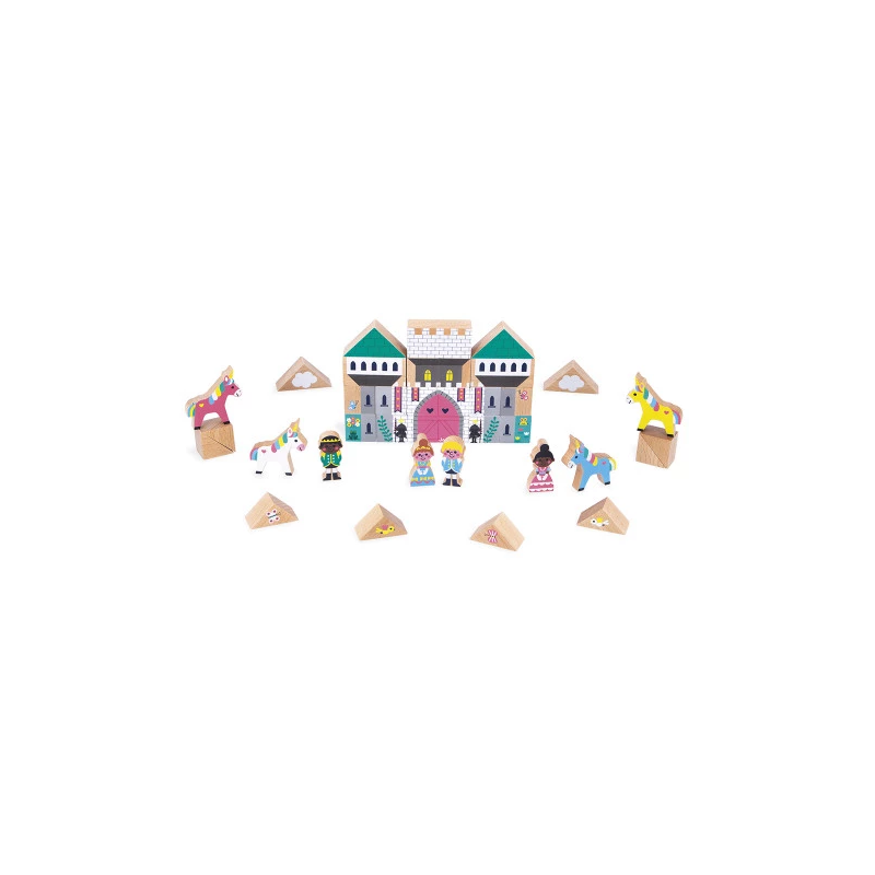 Set cubes en bois | Royaume enchanté
