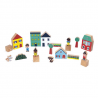 Set cubes en bois | Ville - Janod