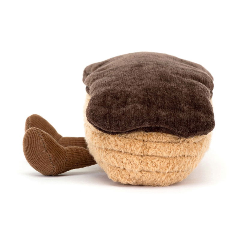 Peluche pâtisserie | Eclair au chocolat