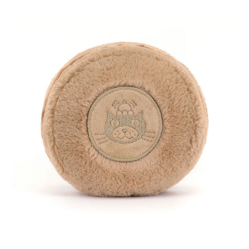 Peluche pâtisserie | Macaron chocolat