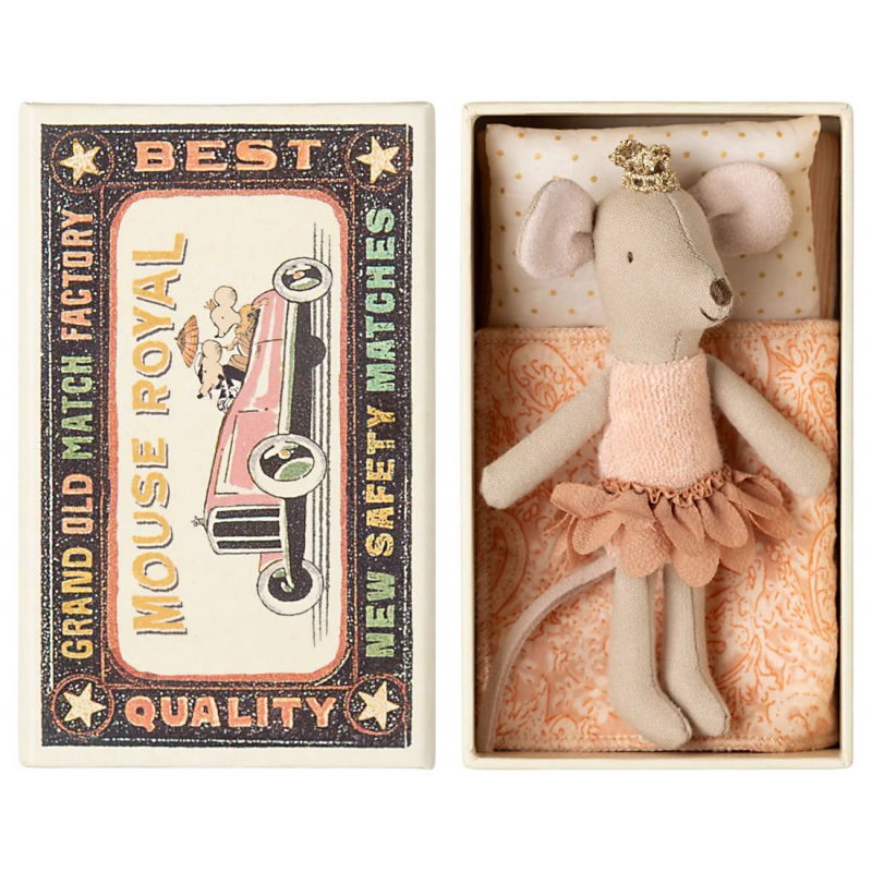 Souris princesse avec boite | Petite soeur - Maileg