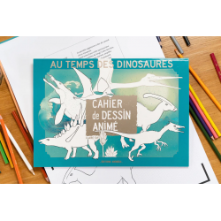 Cahier de dessin animé | Au temps des dinosaures