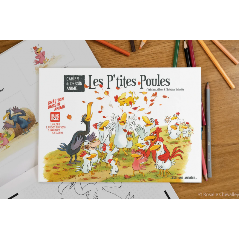 Cahier de dessin animé | Les P'tites poules