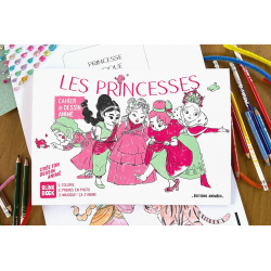 Cahier de dessin animé | Les princesses