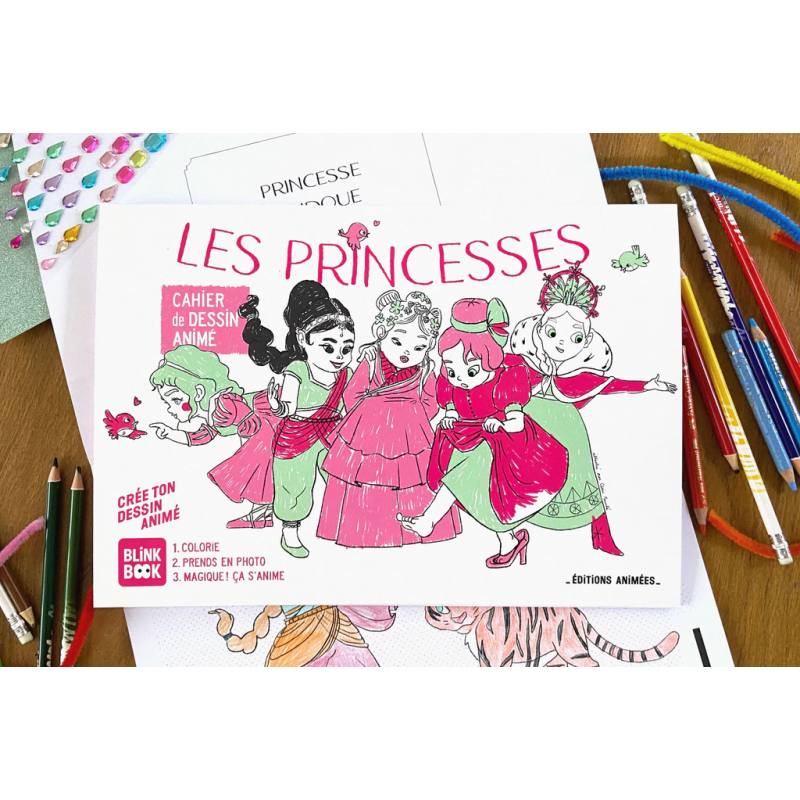 Cahier de dessin animé | Les princesses