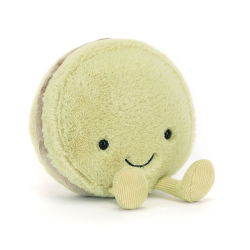 Peluche pâtisserie | Macaron pistache