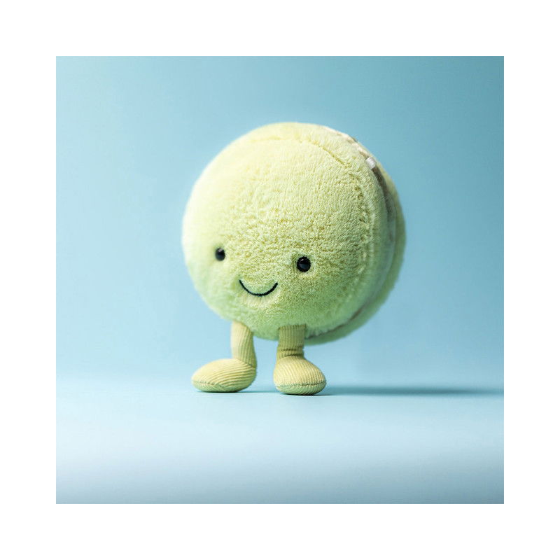 Peluche pâtisserie | Macaron pistache