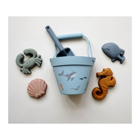 Set de plage en silicone Créatures de la mer Set de plage en silicone Créatures de la mer
