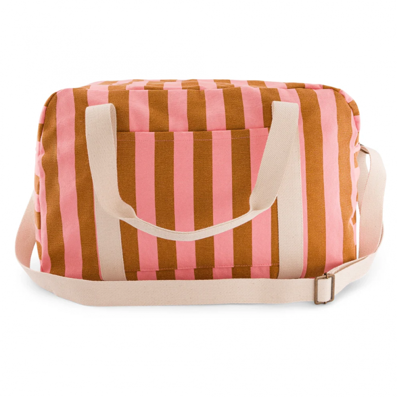 Sac Raphael | Rayures strawberry/caramel - Rose in April