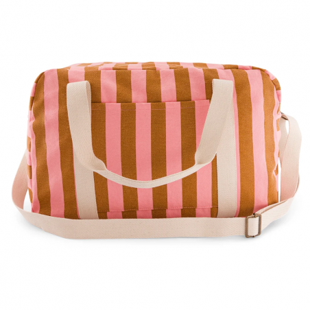 Sac Raphael | Rayures strawberry/caramel - Rose in April Sac Raphael | Rayures strawberry/caramel - Rose in April