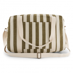 Sac Raphael | Rayures olive/greige