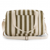 Sac Raphael | Rayures olive/greige - Rose in April