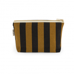 Pochette sofia | Rayures Cumin/noir