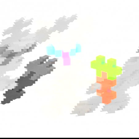 Tube BIG Lapin - 15 pièces - Plus Plus