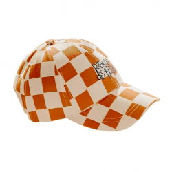 Casquette enfant | Damier caramel