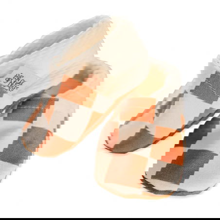 Chaussons été | Damier caramel Chaussons été | Damier caramel