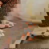 Chaussons été | Damier caramel - Rien que des bêtises