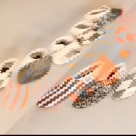 Chaussons été | Damier caramel Chaussons été | Damier caramel