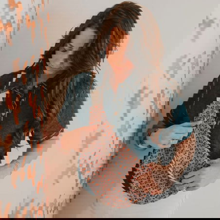 Sac banane enfant | Graou violet - Rien que des bêtises