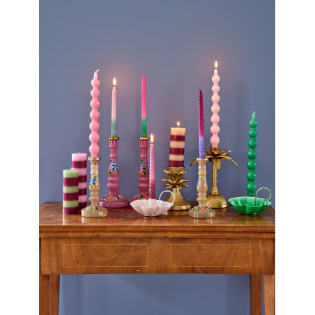 Pack de 2 bougies | Vert - Rice