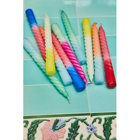 Bougie | Rose foncé - Rice