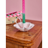 Bougeoir fleur | Rose clair - Rice