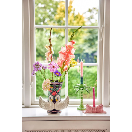 Bougeoir noeud | Rose - Rice