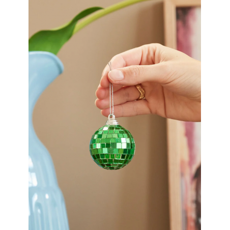 Mini boule disco | Vert - Rice