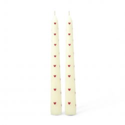 Pack de 2 bougies | Coeurs