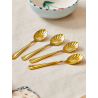 Lot de 4 cuillères | Or - Rice