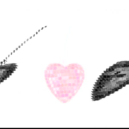 Mini coeur disco | Rouge - Rice