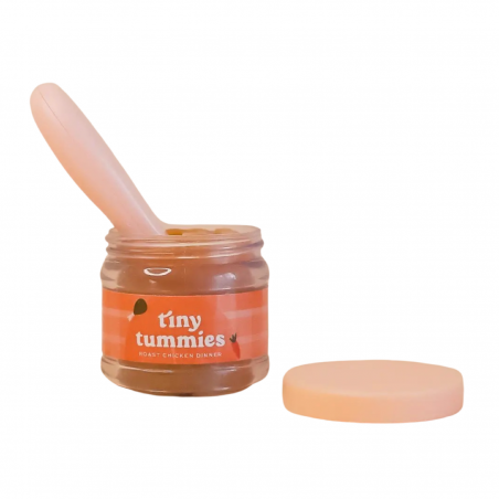 Petit pot et sa cuillère | Poulet rôti - Tiny Harlow Petit pot et sa cuillère | Poulet rôti - Tiny Harlow