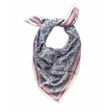 Foulard Grand format | Manoa Azul - Bindi Atelier Foulard Grand format | Manoa Azul - Bindi Atelier
