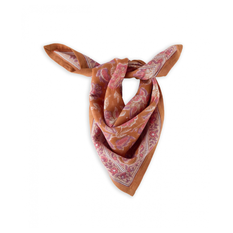 Foulard Petit format | Matira Praline - Bindi Atelier