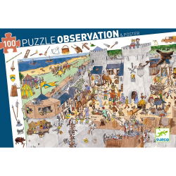 Puzzle d'observation château fort - 200 pièces